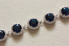 Bridal jewelry - Fiori bracelet blue