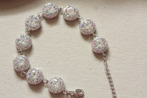 Bridal jewelry - bracelet Fiori - ready to ship