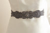 hand beaded bridal dress belt