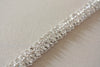 Narrow bridal dress sash