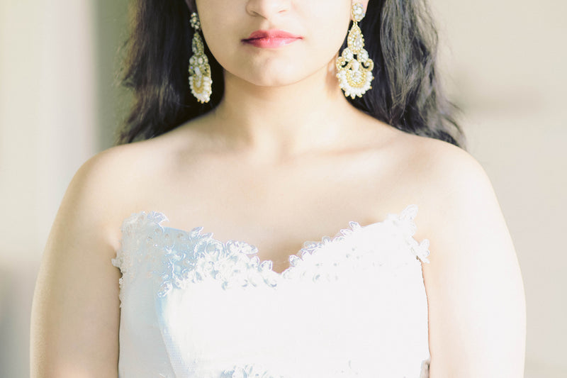 Large Wedding Earrings