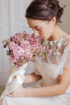 floral tulle bridal shrug