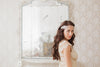 Handmade couture bridal headband - H08