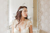 wedding headpiece in gold - H08