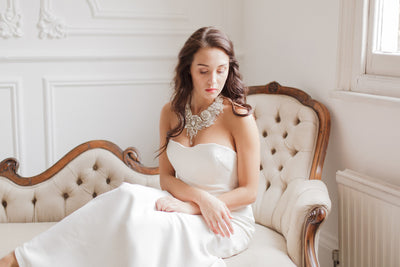 Bridal Jewelry Necklace - Style Isla ( Ready to Ship)