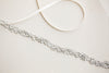 narrow bridal belts and sashes