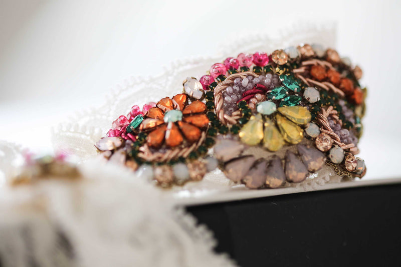 Designer Wedding Garter Set