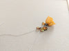 real rose necklace yellow