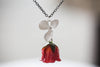 Real flower Jewelry - Fuchsia Pink