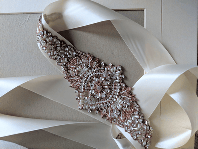 Rose Gold Bridal Belt | Style S1908