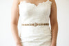 rosegold bridal belt