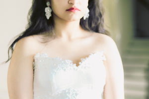 Opal Bridal Drop Earring - Style E14