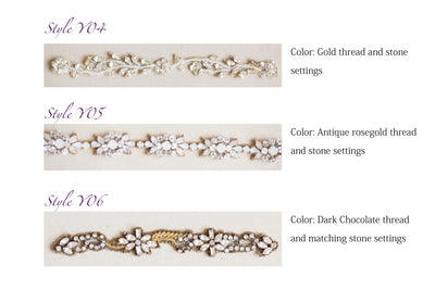 Bridal Trim by The Yard - Style Set-B