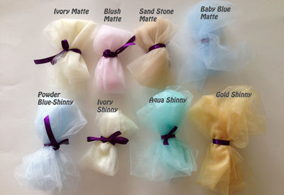 1-Fabric Color Sample for Tulle based garters