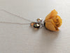 unique floral necklace