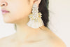 Large wedding earrings