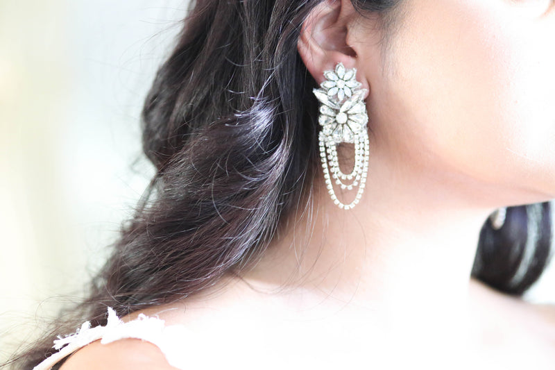 Vintage bridal earrings