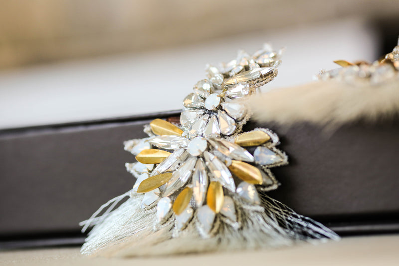 Gold Wedding Earring Chandelier