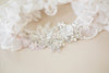 designer wedding garter set