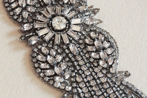 Bridal belt in black 