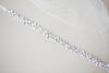 bridal belt with crystals and pearls