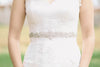 bridal belts and sashes in silver - style S60