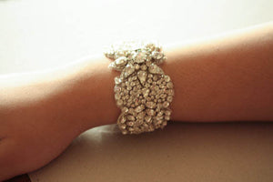 Bridal jewelry - bracelet Jill silver