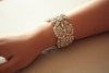 Bridal jewelry - bracelet Jill silver