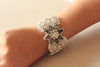 Bridal jewelry - Blume grey bracelet