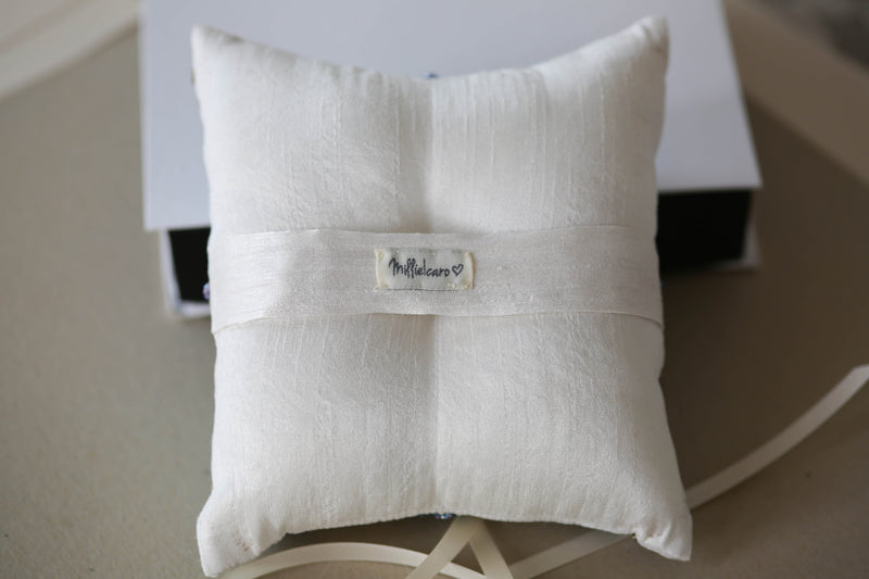 Ring Bearer Pillow for Beach Weddings Beaded Ring Pillows for Wedding
