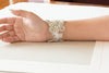 handbeaded bridal bracelet - BA03