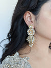 big gold bridal earrings