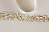 Gold Wedding dress sash by Millieicaro Style R23