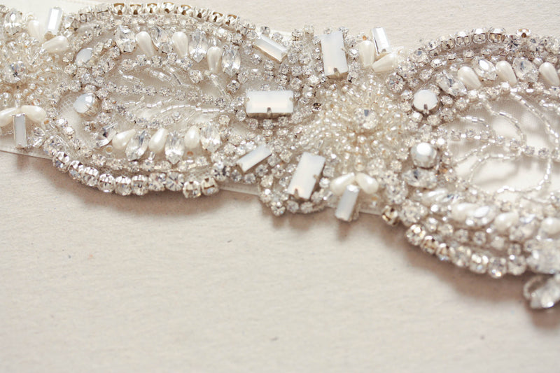 bridal dress sash - alba