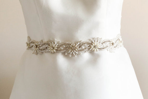 wedding dress belt - meryl