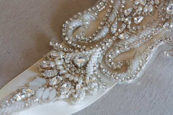 bridal sashes ad belts - unai