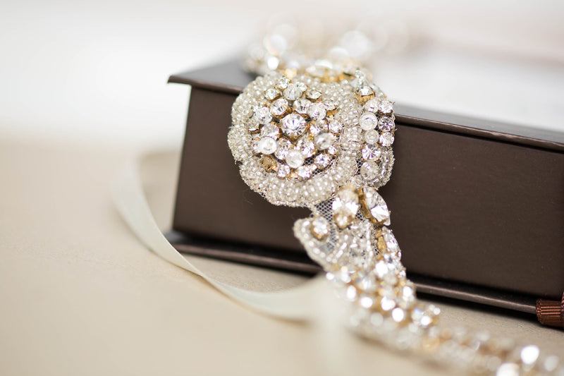 Custom bridal belts