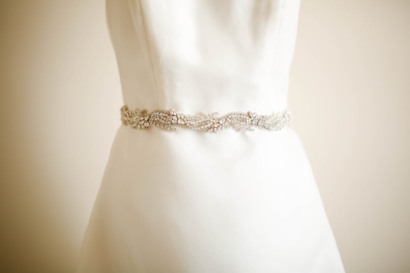 embroidered bridal belt - S37