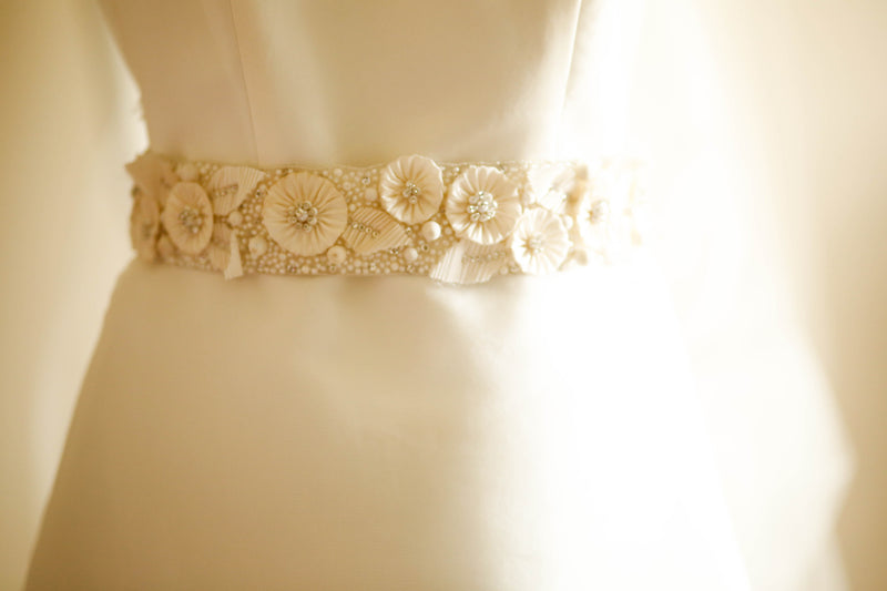 Bridal belts and sashes - Daisy Bridal belts and sashes - Daisy