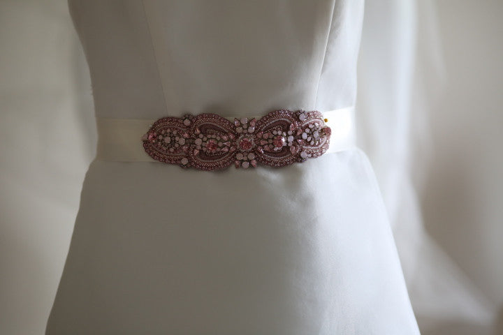 Bridal belts and sashes - RoseGold Bridal belts and sashes - RoseGold