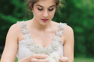 Bridal dress shoulder strap - Style SS02 (1 qty ready to ship)