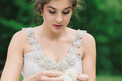 Bridal dress shoulder strap - Style SS02 (1 qty ready to ship)