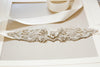 Ivory bridal belts and sashes - Style S32 (1 qty ready to ship)