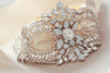 designer bridal sash - alba