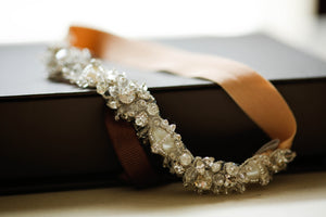 Bridal garter - Nude