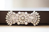 Bridal applique garters