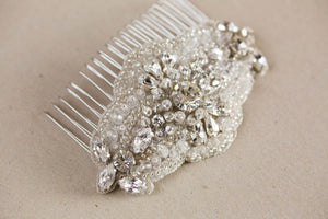 Small bridal hair comb - Style Lia