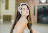 bridal head piece on wire - H18