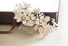 Gold bridal hair comb - Style H31  (1 qty ready to ship)