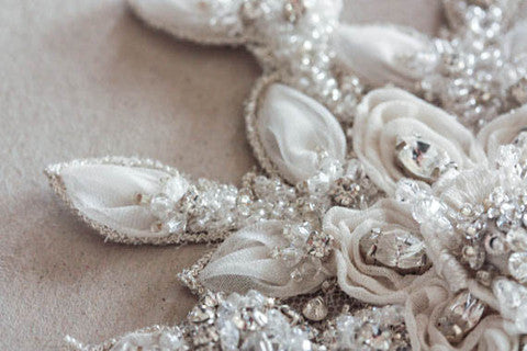 Bridal sash - Fall Leaves